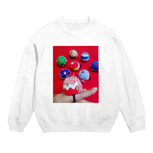 リングピンクッション便利だわ～ Crew Neck Sweatshirt