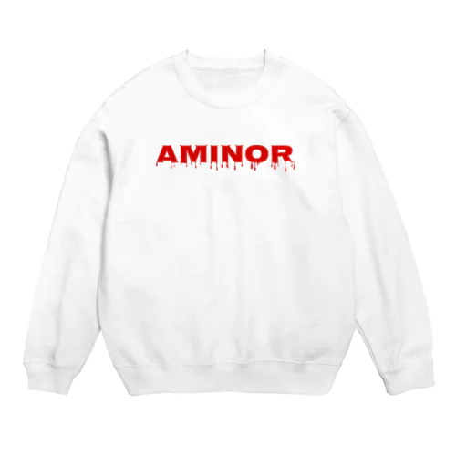 AMINOR_LOGO2_RED スウェット