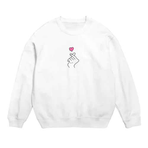 きゅんT　PINK Crew Neck Sweatshirt