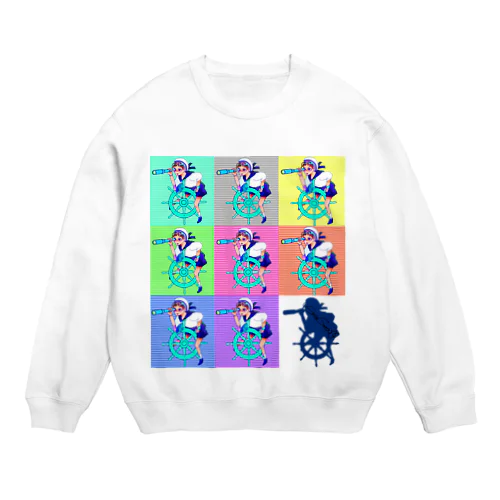 見えます見えます Crew Neck Sweatshirt