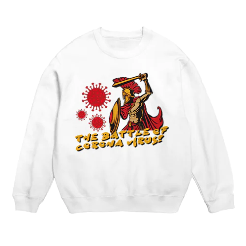 THE BATTLE OF CORONA VIRUS🦠🛡⚔️ Crew Neck Sweatshirt