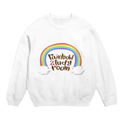 rainbow study room Crew Neck Sweatshirt