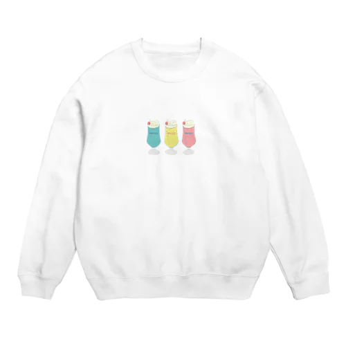 クリームソーダ Crew Neck Sweatshirt