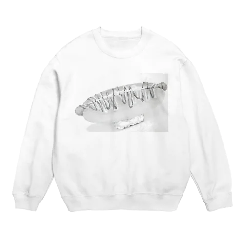 不味そうな寿司(ホットドッグ握り) Crew Neck Sweatshirt