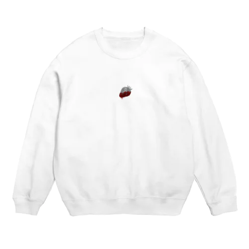 色落ちいちご Crew Neck Sweatshirt