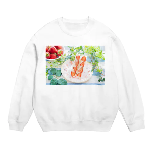 いちごサンド Crew Neck Sweatshirt