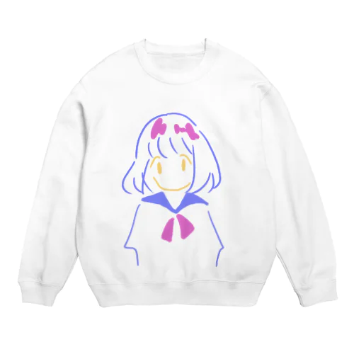 おんなのこ その１ Crew Neck Sweatshirt