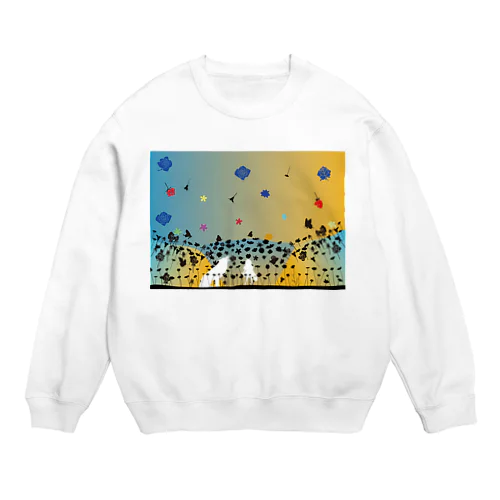 白と黒の幻想物語 Crew Neck Sweatshirt