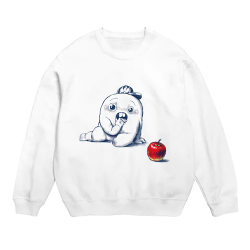 さちおくんとりんご Crew Neck Sweatshirt