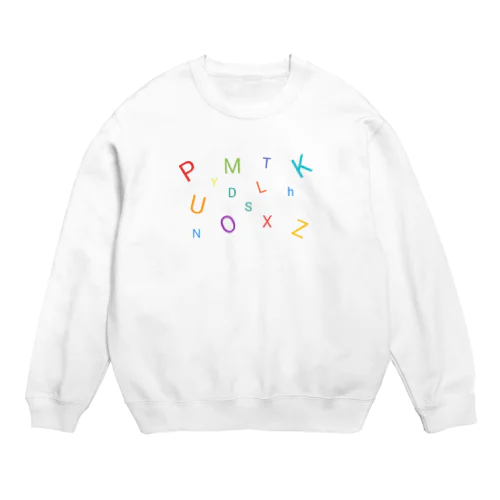 英語で遊ぼう Crew Neck Sweatshirt