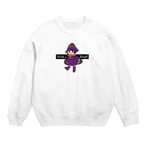 魔女っ娘 ひみこ Crew Neck Sweatshirt