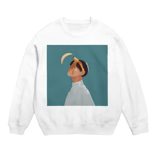 バナナくん Crew Neck Sweatshirt