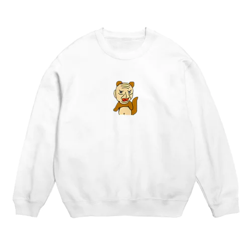 おじたぬき Crew Neck Sweatshirt