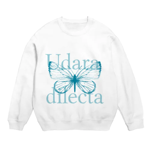 Udara dilecta　~孔雀青~ Crew Neck Sweatshirt