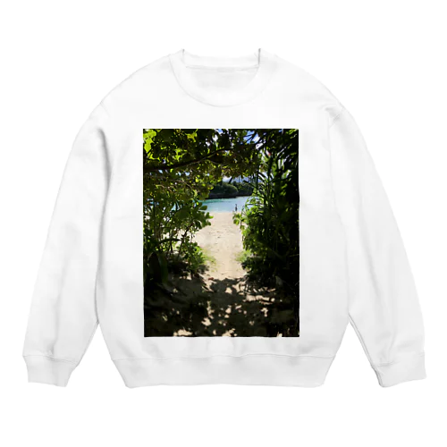 through Crew Neck Sweatshirt