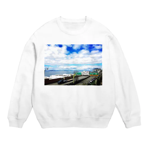 シアトル空 Crew Neck Sweatshirt