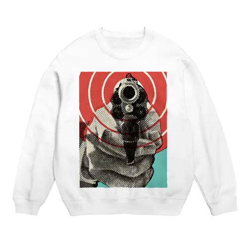 拳銃グッズ Crew Neck Sweatshirt