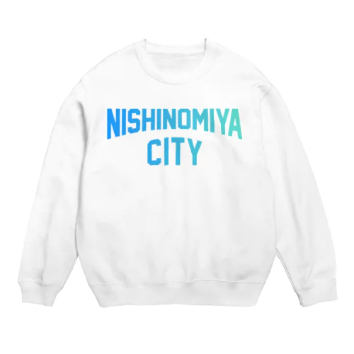 西宮市 NISHINOMIYA CITY Crew Neck Sweatshirt