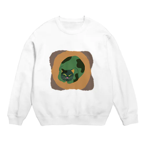 ボスにゃんこ2 Crew Neck Sweatshirt