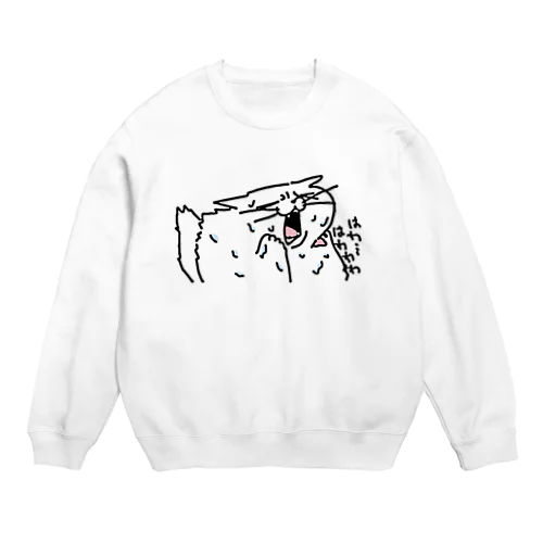 はわわわネコちゃん Crew Neck Sweatshirt