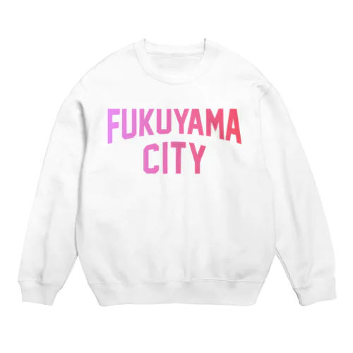 福山市 FUKUYAMA CITY Crew Neck Sweatshirt