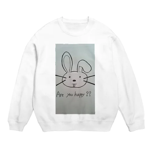 たれみみうさぎ Crew Neck Sweatshirt