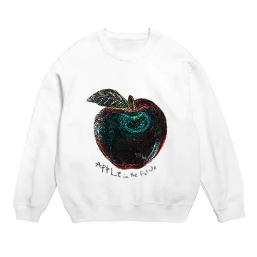 Apple in the future (white Background Ver) Crew Neck Sweatshirt