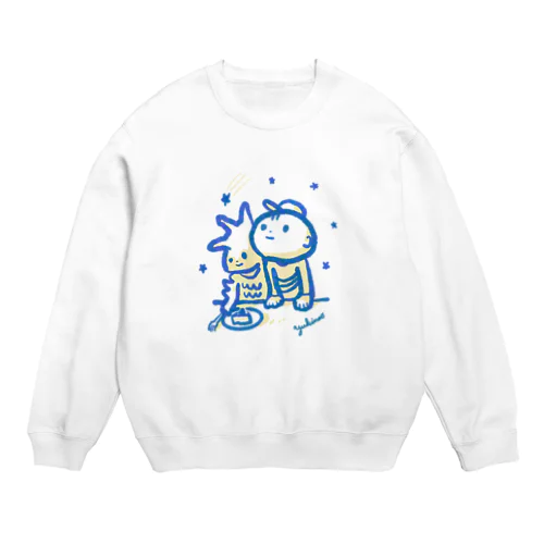 きみがほしをみてるあいだに Crew Neck Sweatshirt