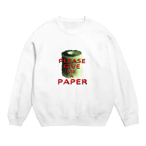 PAPER！ Crew Neck Sweatshirt