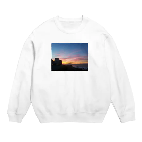 〜夕焼けって、なんか複雑〜 Crew Neck Sweatshirt