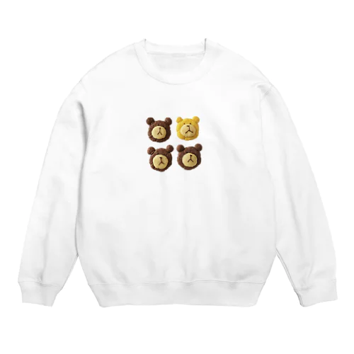 くまさんクッキー Crew Neck Sweatshirt