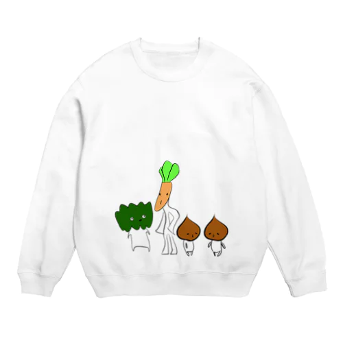 やさいfam Crew Neck Sweatshirt