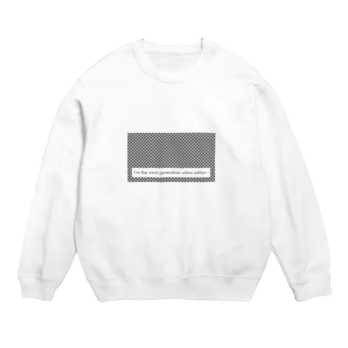 Layer&Telop スウェット（グレーver） Crew Neck Sweatshirt