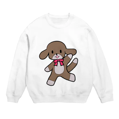 踊る犬 Crew Neck Sweatshirt