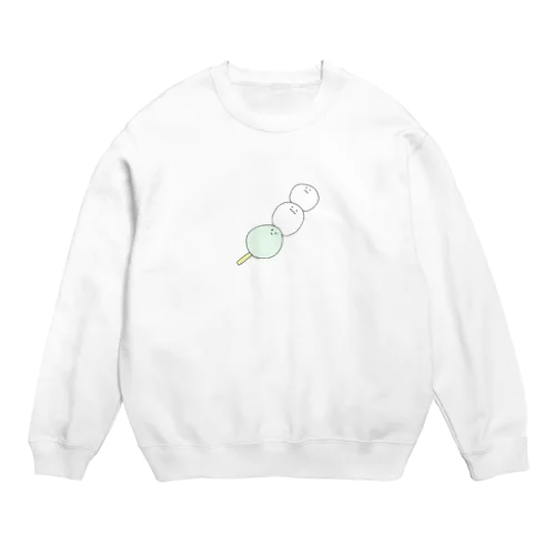 三色団子らしく色つけた Crew Neck Sweatshirt