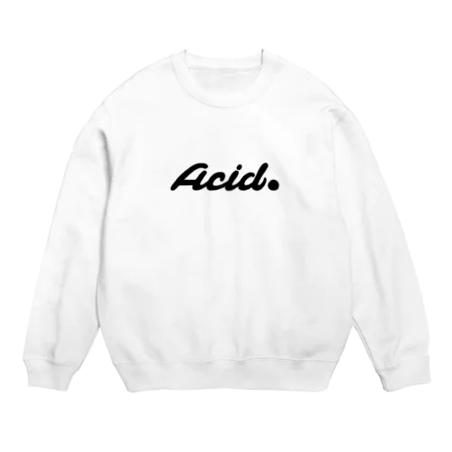 Acid ☺ Black Crew Neck Sweatshirt
