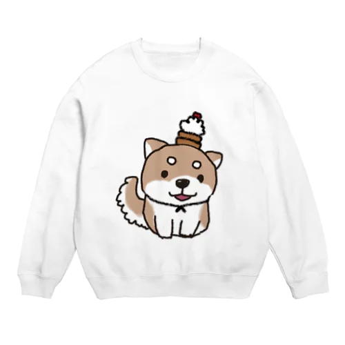 柴犬withワッフル Crew Neck Sweatshirt