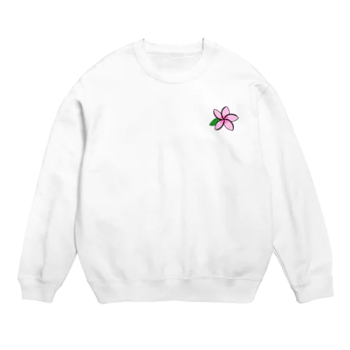 プルメリア三姉妹 Crew Neck Sweatshirt