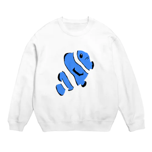 カクレクマノミ Crew Neck Sweatshirt