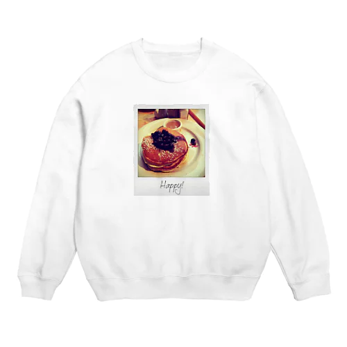 Happy pancake! Crew Neck Sweatshirt