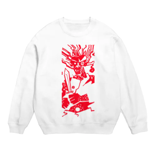 キレまくりのフドーM●NSたぁ Crew Neck Sweatshirt