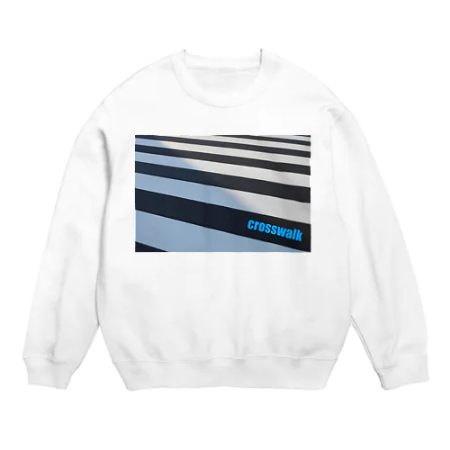 横断歩道 Crew Neck Sweatshirt