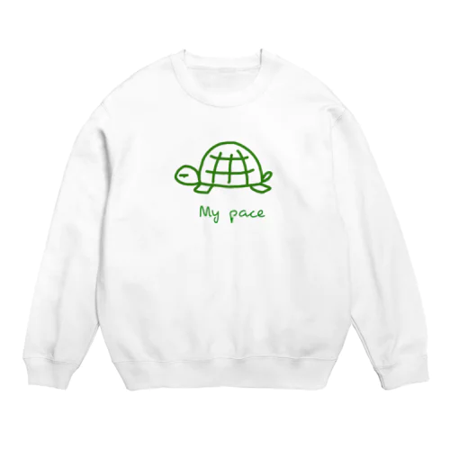 亀ちゃん Crew Neck Sweatshirt