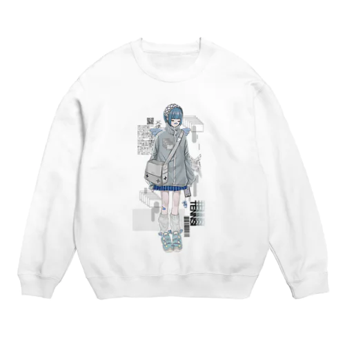 天使について Crew Neck Sweatshirt