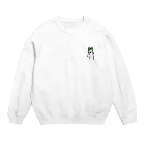 おべん島のもあい王 Crew Neck Sweatshirt