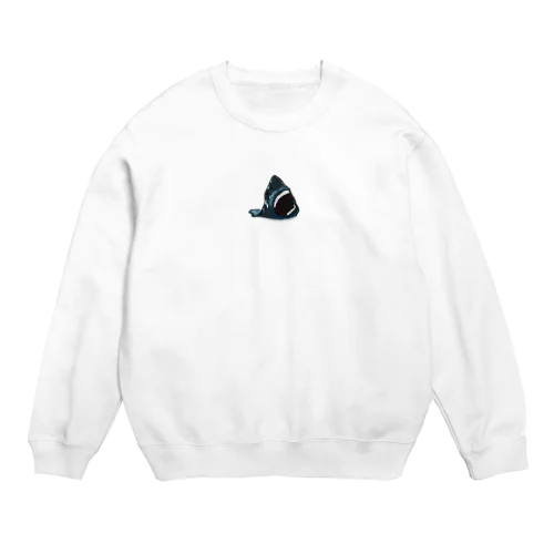 牙 矯正中  サメ Crew Neck Sweatshirt