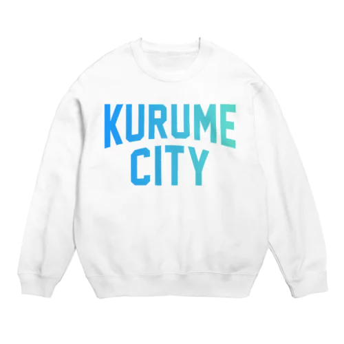 久留米市 KURUME CITY Crew Neck Sweatshirt