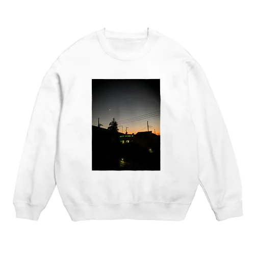 夕焼け Crew Neck Sweatshirt