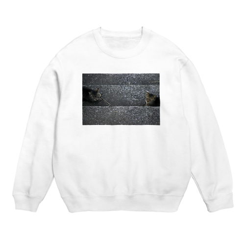 灰猫兄弟 Crew Neck Sweatshirt