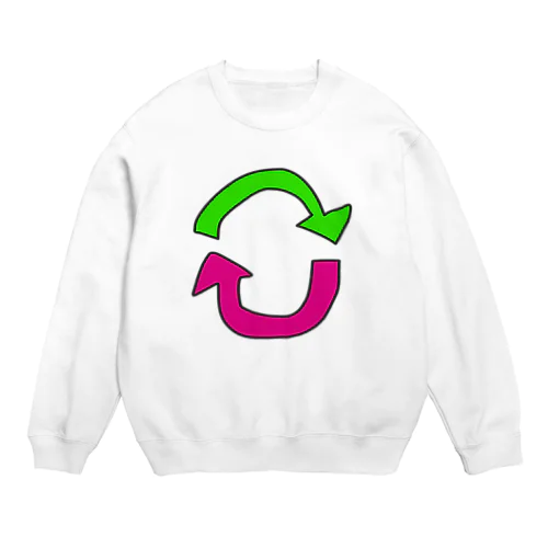 リサイクル！？ Crew Neck Sweatshirt